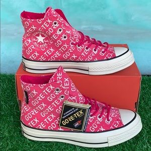 CONVERSE CHUCK 70 HI PINK POP/EGRET/BROWN WMNS